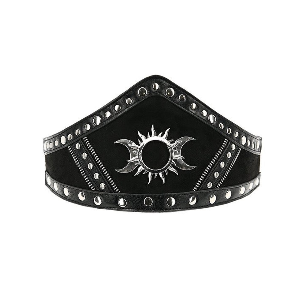 Restyle - Triple Goddess Taillengürtel - Schwarz
